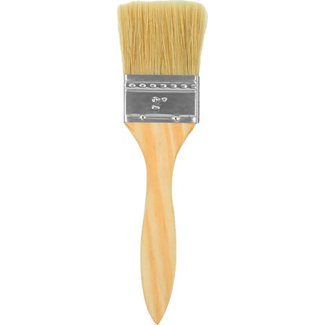 Brush - Wooden Handle Paint Brush - For Walls Trim Cabinets Doors Fences Decks Arts And Crafts - 1 Inch 1.5 Inch 2 Inch - 1 Piece (1/5)