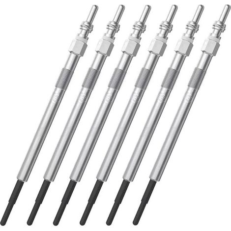 Lot de 6 Bougies de Préchauffage pour Grand Cherokee EXF EXN RAM 1500 EcoDiesel 3.0 L630 A630, 68211173AA, 68460484AB (1/2)