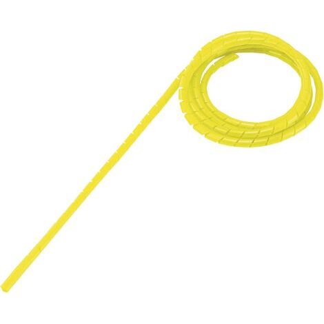 Gaine spirale 2 à 25 mm TRU COMPONENTS WB-0203 1570259 jaune 5 m (1/3)