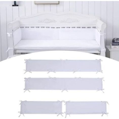 4 Pack Breathable Anti-Collision Mesh Pads, Padded Soft Edge Protection for Top Mattress (1/5)