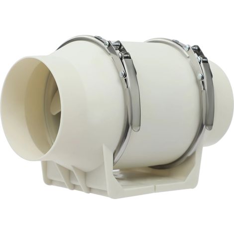 Ventilateur d’extraction de conduit 4 pouces 100 mm, ventilateur d’aération 220V débit 220 m³/h, système de ventilation pour cuisine, bureau et jardin intérieur
