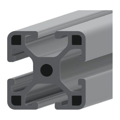 Rs Pro – Profilé aluminium 30 x 30 mm – Longueur 1000 mm – Système 2S – 4 rainures de 6 mm pour assemblage rapide