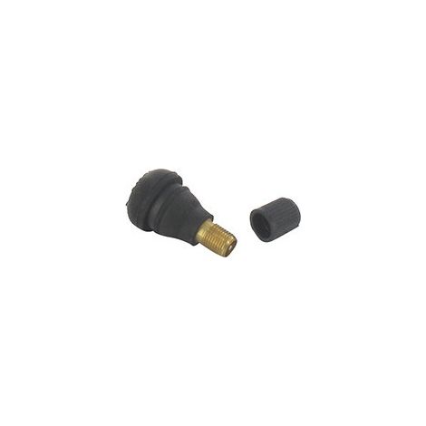 Válvula completa para neumáticos sin cámara, modelo corto (tipo Tr412) - Longitud total: 28,2 mm