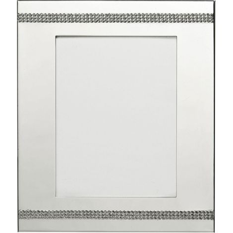 Premier Housewares Opulence Silver Plate Steel 4 x 6 Photo Frame