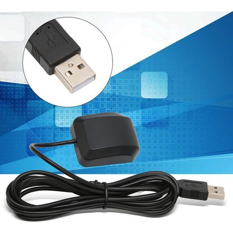 Antenne GPS Externe VK‑162 avec Câble USB pour Navigation sur Google Earth, Compatible Windows et Linux (1/5)