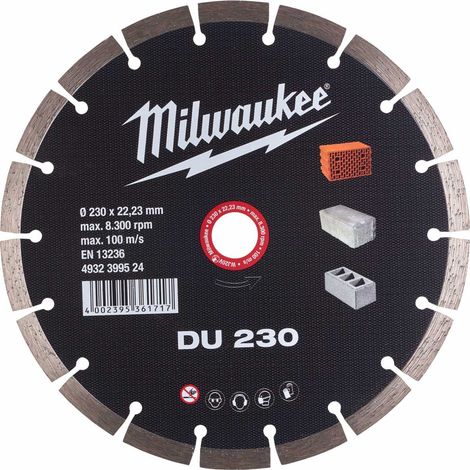 Universal-Diamantscheibe 230mm Durchmesser von MILWAUKEE 4932399524 (1/2)