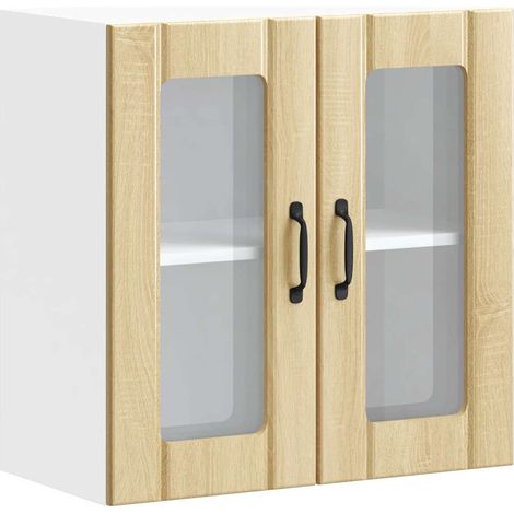 Maison Exclusive - Armario de cocina de pared con puerta de crist