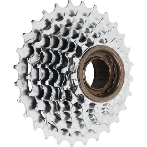 1 Roue libre vélo 7 vitesses,Acier haute résistance,Design creux,VTT et route,13-28T (1/4)