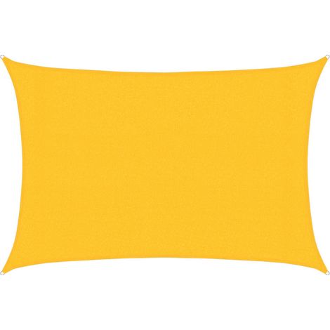 Maison Exclusive - Vela Parasole 160 g/m² Gialla 3x4 m in HDPE (1/5)