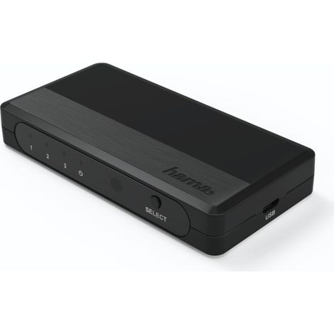 Hama HDMI™-Umschalter 3x1 mit Fernbedienung, 1080p (1/2)