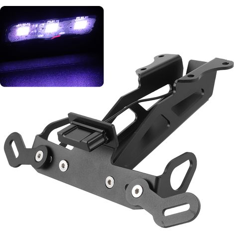 Plaque porte-plaque d'immatriculation arrière avec feu LED pour YAMAHA MT-07 Tracer, MT/FZ-09, MT/FZ-10 2014-2020 (1/5)