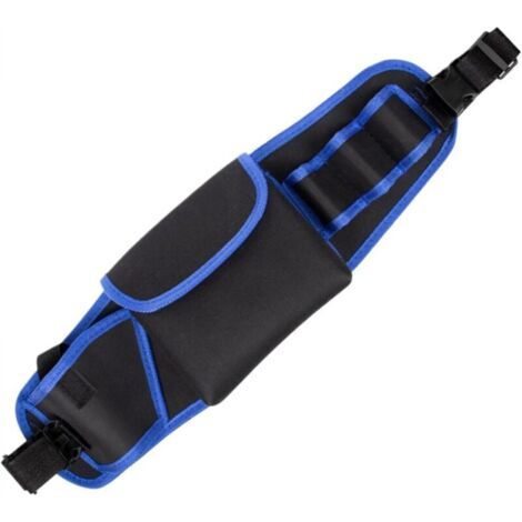 Sac à outils, ceinture porte-outils pour le travail du bois, sac de rangement pour outils de construction, ceinture porte-outils domestique (bleue) (1/5)