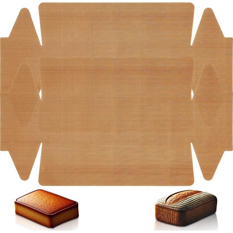 Feuille de cuisson antiadhésive (Lot de 2) – Alternative au papier sulfurisé – Tapis de cuisson pour four – Résistant à la chaleur 260°C – Facile à nettoyer (Lot de 2) (1/5)