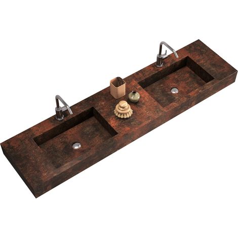 Top 2 vasche integrate 180 YOKA corten (1/3)