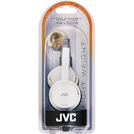 Jvc HAL50B Cuffia ad Archetto Bianco