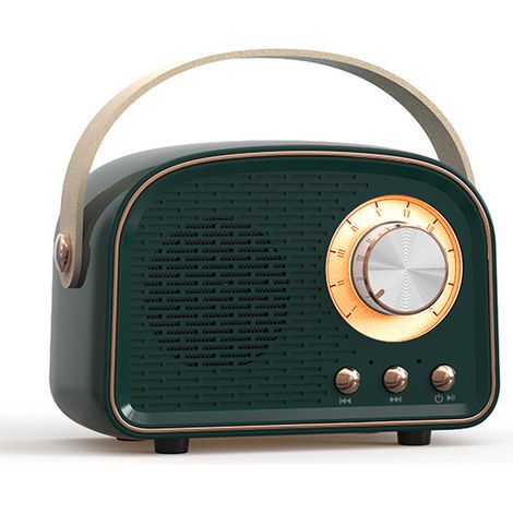 Retro Bluetooth Speaker,Wireless Vintage Speaker,Outdoors Wireless Portable Bluetooth Speaker (1/5)