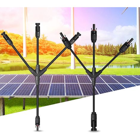 Professioneller Y-Typ-3-Abzweig-Solarmodulkabelverbinder, Solarmodulverbinder und -armatur für Photovoltaik-Solaranlagen