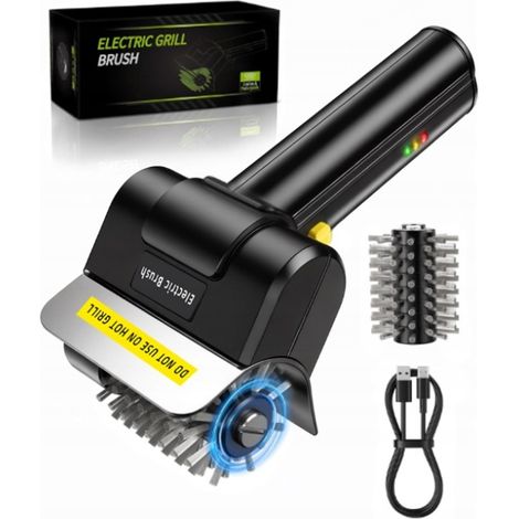 Powerlink by extralink cleangrill 360  cepillo eléctrico para limpiar la parrilla  usb-c (1/4)