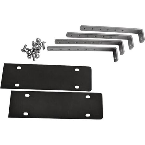 Supports en acier galvanisé à chaud avec kit de fixation revêtu DAKEN DK88532
