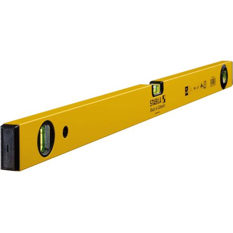 STABILA Wasserwaage Type 70 W, 80 cm, mit drehbarer Winkel-Libelle - 02475