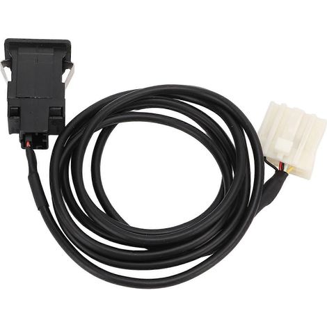 Connecteur Audio Auxiliaire avec Câble et Prise Stéréo pour Mazda 2, 3, 5, 6, MX-5, RX8, CX-7, CX-9 – Rallonge Faisceau de Remplacement (1/4)