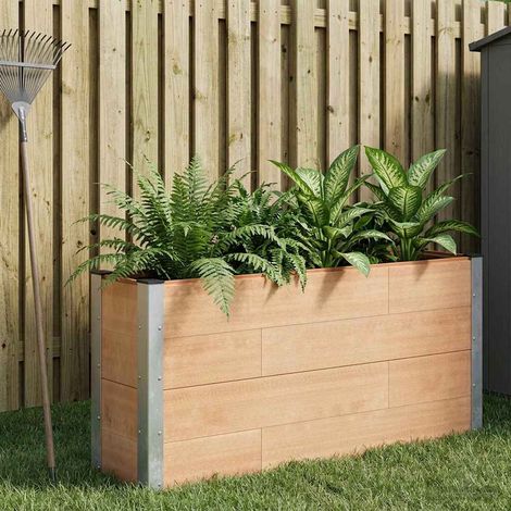Teenpull – Hochbeet Braun 150 x 30 x 72 cm (1/5)