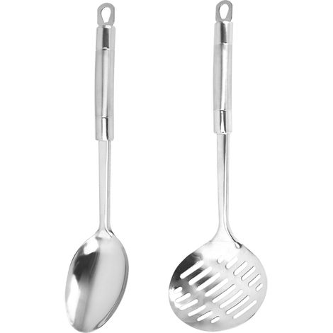Cuillère À Soupé - Louche - En Acier Inoxydable - Pour Cuisine Maison - Lot De 2 Pièces (1/5)
