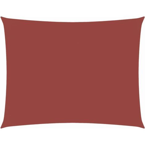 Voile d'ombrage - Parasol Toile solaire - Voile de parasol en tissu Oxford rectangulaire terracotta 4x6 m Chic-871623 (1/3)