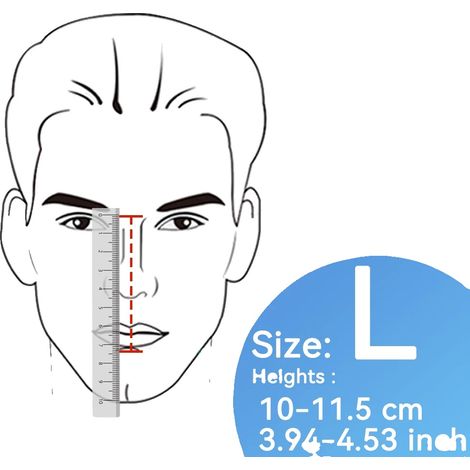 Maschera CPAP, design completo, compatibilità versatile, taglia L (1/2)
