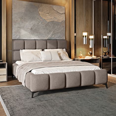 Cama canapé 180x200 con somier Mira Beige (1/4)