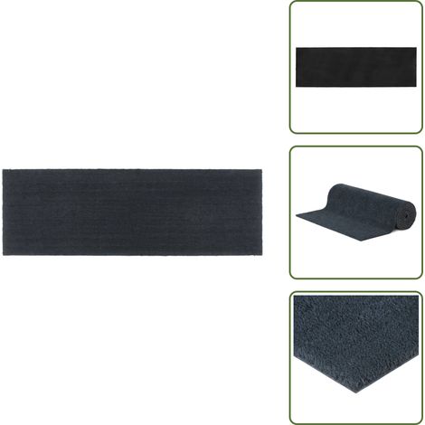 Zerbino antiscivolo - vidaXL Zerbino Grigio Scuro 100x300 cm Fibra di Cocco - Zerbino per ingresso
