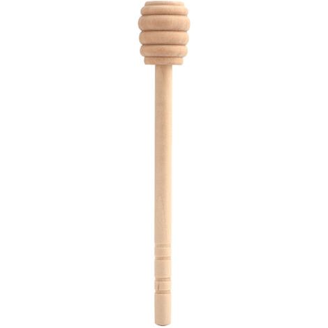 BUNTHAUS Lot de 50 cuillères à confiture en bois pour pots à miel et confiture, avec bâtonnets de 15 cm pour doser et mélanger. (1/5)