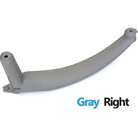 Poignée de porte intérieure passager neuve et améliorée pour BMW X5 X6 E70 E71 (2007-2013) - 1 pièce, côté droit, gris (1/5)