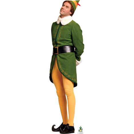 Figurine en carton film 2003 L'elfe - Will Ferrell - 188 cm bras derrière le dos (1/4)