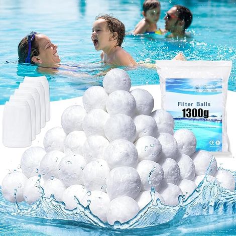 Boule de Coton Filtre Piscine Balle Filtrante Balles Filtrantes Bille Filter Balls Pool Filtre Skimmer Sable Filtrant Systèmes de Filtration (1/5)