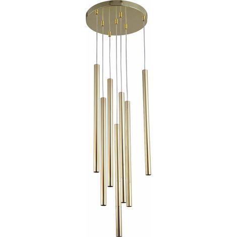 Lampadario Lungo Light Prestige oro Ø30cm 7 luci G9 (1/4)