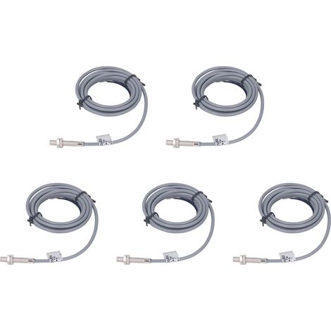 Lot de 5 Interrupteurs de Proximité Inductifs Détecteur NPN NO IP65 Étanche DC6-30V 300mA (1/5)