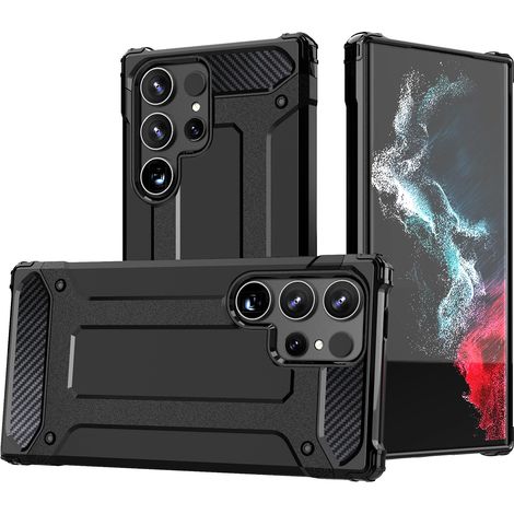 Hybrid Armor Schutzhülle für Xiaomi Redmi 14C - Schwarz (1/4)