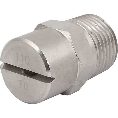Edelstahll Flach Sprühspitze 3,6mm Düsen Spray Durchm. 110 degrés 1/2BSP de (1/5)