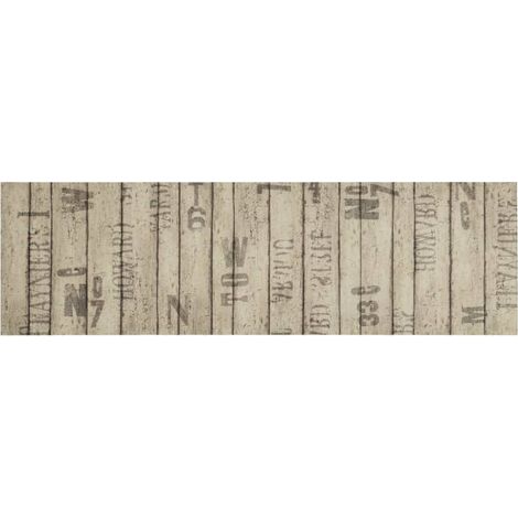 Tapis de cuisine lavable impression de clôture 45x150cm velours (1/5)