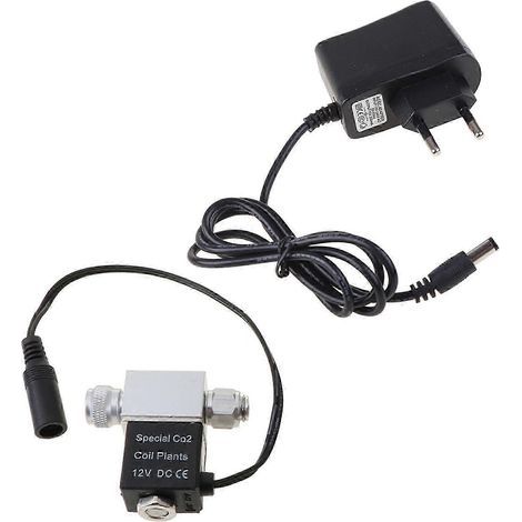 Électrovanne CO2 pour vanne de régulateur de CO2 d'aquarium 12 V CC, électrovanne basse température (1/5)