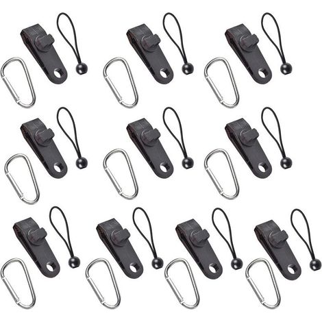 10pcs Attache Bache,Tarp Clips, Tente Pince, Tendeur Elastique, Tendeur Bache Parfait pour Tendre une Bache, Tentes, Auvents, Bannières (1/4)