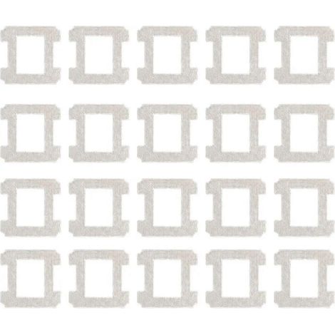 Compatible avec les robots nettoyeurs de vitres W2 Pro et W2 Omni : chiffons, éponges et autres accessoires (lot de 20). (1/5)