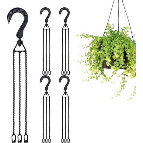 Pflanzenbügel Innenräume 5X Outdoor Blumentöpfe Halter (1/5)