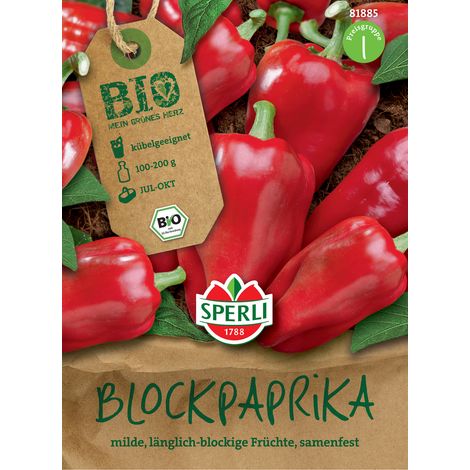 Sperli Blockpaprika Jubilandska - 1 Portion (1/3)