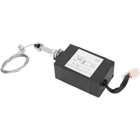 Électrovanne de moteur diesel en plastique, normalement ouverte, interrupteur de commande d'arrêt, 24 V CC, XHQPT (1/5)