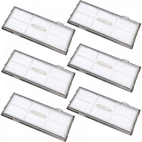 6 Pièces Filtre Rechange Compatibles pour Aspirateur , Kit de Accessoires de Filtre Remplacement (1/4)