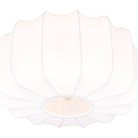 Plafonnier design blanc Madleine Ø 40cm - R61971901