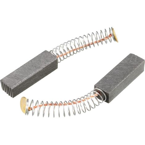 Charbon Moteur Carbone Brosse pour Électrique Moteur 20mm x 6mm x 5mm Électroportatif Outil Rechange Réparation Pièce 2Pcs (1/3)