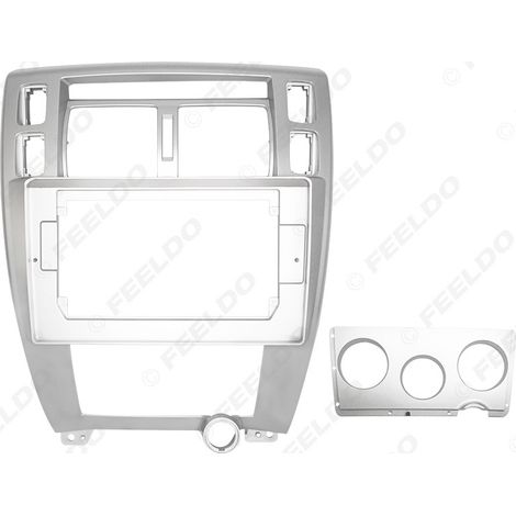Compatible avec Hyundai Tucson 2006-2013 : cadre de navigation Android grand écran 10,1 pouces, panneau de modification audio